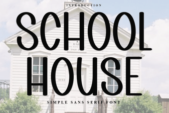 School House Font: Classic Style for Creative Projects