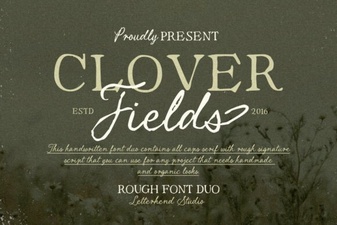 Clover Fields Font: a Whimsical Typeface for Creative Projects