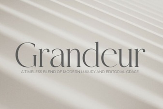 Design with Grandeur: Timeless Typography