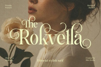 The Rokvella Font - Elegant Serif Typeface for Modern Design